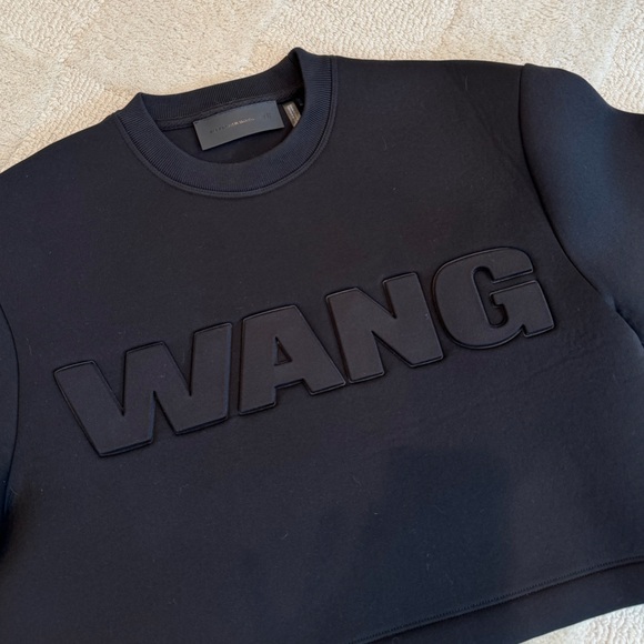 Alexander Wang sweatshirt! Alexander Wang X H&M Collab Cropped Scuba Sweatshirt - Picture 4 of 14